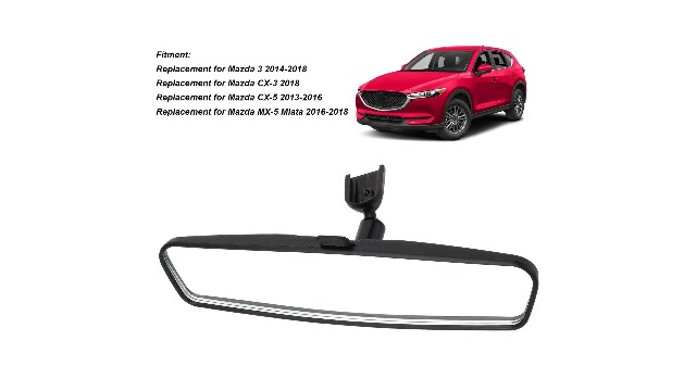 Amazon.com: Rear View Mirror for Mazda 3, CX-3, CX-5, MX-5, OEM